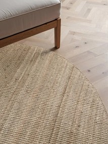 Koberec Hanse Home Bouclé Jaipur naturálny / sivý / hnedý kruh
