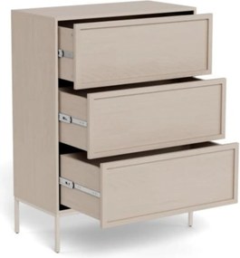 Komoda Palmdale 80 cm šedá