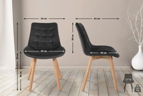 Stolička Brook - zamat - Čierna