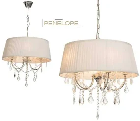ACA DECOR Závesné svietidlo PENELOPE max. 5x40W/E14/230V/IP20