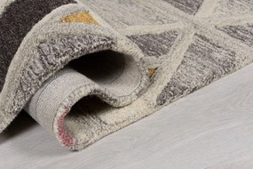 Flair Rugs koberce Behúň Moda River Grey/Multi - 60x230 cm