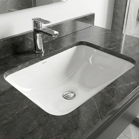 Rea Anabel, zapustené umývadlo 460x350x200 mm, biela lesklá, REA-U0624