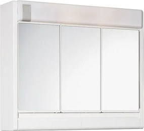 Zrkadlová skrinka s osvetlením Jokey 60x51 cm plast biela RUBIN