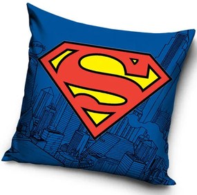 Carbotex Obliečka na vankúšik Superman, 40 x 40 cm
