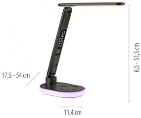 JUST LIGHT. 11018-18 - LED RGBW Stmievateľná stolná lampa TINA LED/4W/230V