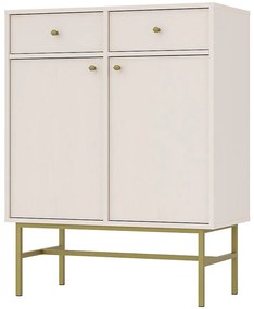 Komoda Tokyo 3 2F 2S pieskovo béžová 826