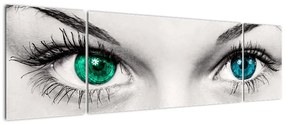 Obraz - detail zelených očí