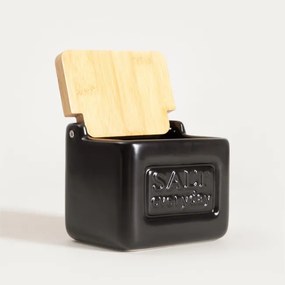 Nádoba SYLAN na soľ, čierna 757402