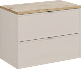Comad Kúpeľňová skrinka pod doskové umývadlo SET-BC B Artisan 80 kašmír/dub artisan