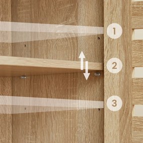 Skrinka pod umývadlo OSKAR BBK004B11 hnedá