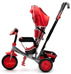 Detská trojkolka so svetlami Baby Mix Lux Trike ružová