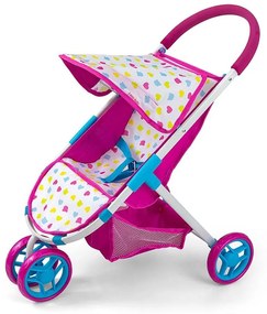 CreativeToys Detská bugina pre bábiky – Milly Mally Susie Candy