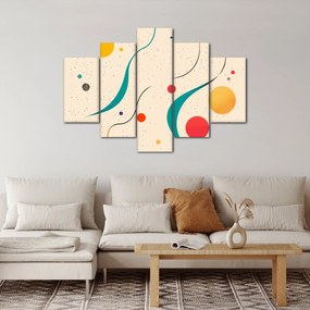 Obraz - Minimalistická farebná ilustrácia (150x105 cm)