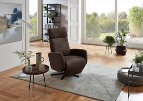 XXXLutz RELAXAČNÉ KRESLO, textil, mokka Sit & More - Online Only obývacie izby - 000144006233