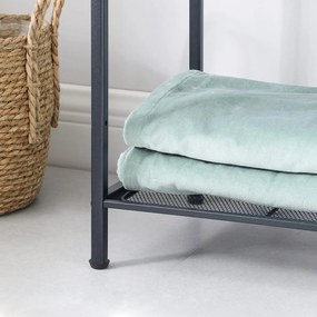 Regál Debra 128 cm černý
