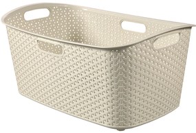 Curver Kôš na čistú bielizeň MY STYLE 47l krémovo biela