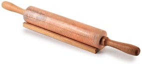 Kuchyňský váleček MODERN KITCHEN 46x5,5 cm kámen/dřevo