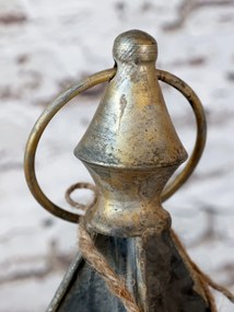 Šedý antik kovový vianočný stromček – 25*25*67 cm