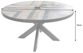 Jedálenský stôl okrúhly Stone 45672 Ø120cm Kameň  - Komfort-nábytok