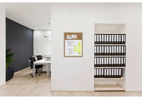 Combi Board whiteboard / korok 45 × 60 cm, biela