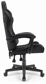 Čierne herné kreslo 1004 BLACK