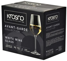 Sada pohárov na biele víno Avant-Garde 6x390 ml