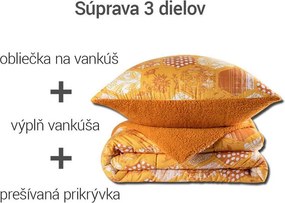 Prešívaná baránková súprava Dual Feel MALVINA 3 ks