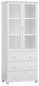 Vitrína RW104 80x42 cm Biela