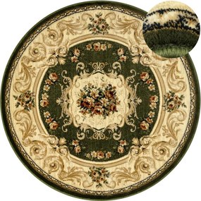 Koberec Lotos 535/310 zelený kruh