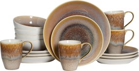 XXXLutz KOMBINOVANÝ SERVIS Caldera Sand 16-dielne Creatable - Online Only bytové doplnky - 007768063702