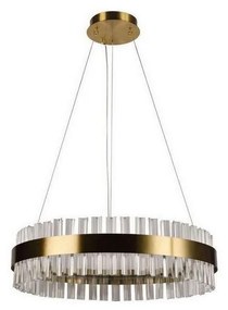 LED Stmievateľný krištáľový luster na lanku LED/40W/230V + diaľkové ovládanie