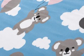 Detský koberec PINKY DE79B Koala modrý