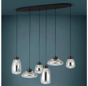 Eglo 390301 - LED Stmievateľný luster na lanku SARNARRA 6xLED/5,4W/230V 2700K