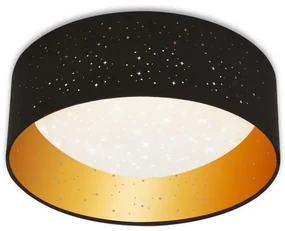 Brilo 3482-015 - LED Stropné svietidlo MAILA STARRY LED/12W/230V čierna/zlatá BL1516