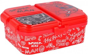 Multibox XL na desiatu Spiderman so 4 priehradkami