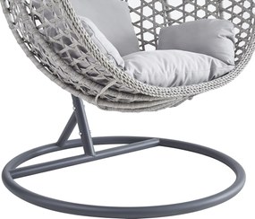 Závěsné houpací křeslo Houseland Imogen šedé XL