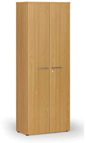 Kancelárska skriňa s dverami PRIMO WOOD, 2128 x 800 x 420 mm, buk