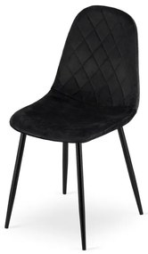 Jedálenská stolička ASTI čierna