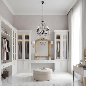 Toolight Toolight, stropné svietidlo 5xE14, EBT010-5CP, čierna, OSW-01245