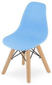 Dekorstudio Detská dizajnová stolička ENZO svetlo modrá Počet stoličiek: 1ks