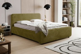 XXXLutz ČALÚNENÁ POSTEĽ, 140/200 cm, zelená MID.YOU - Online Only spálne - 002029000503
