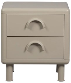 Béžový kovový nočný stolík Rune – WOOOD