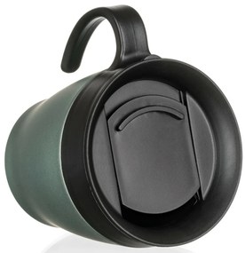 Banquet Termohrnček cestovný TAZZA 330 ml, zelenosivá