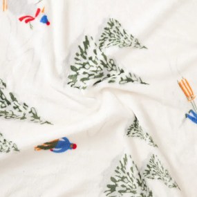 Deka SKIERS biela 758072