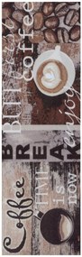 Hanse Home, Koberec behúň Cook & Clean 105722 Multicolored, 50x150, hnedá, kuchyňa