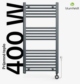 Blumfeldt Harrison Smart, elektrický radiátor, 50 x 100 cm, 400 W, Aplikácia, 3 ohrievače uterákov
