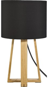Nočná lampa Molu čierna 34,5 cm