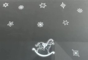 DECOLED Dekoratívna nálepka na okno A3 vločky