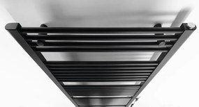 Aqualine Aqualine, DIRECT-E elektrické vykurovacie teleso, rovné, 600x1680 mm, 800 W, čierna, ILE66TB