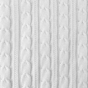 Dekorstudio Deka AKRYL 2 130x170cm v bielej farbe Rozmer deky: 130x170cm